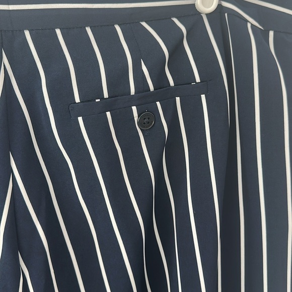 Navy and White Striped Pants - Picture 5 of 6